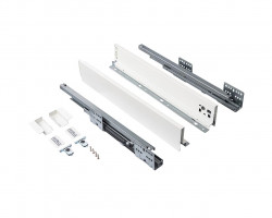 Комплект ящика Firmax Smartline, длина 300 мм, высота 84 мм, Push-to-Open, белый, FRM0730.007/84P